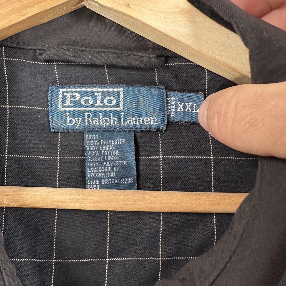 Polo Ralph Lauren Bi-Swing Jacket Mens 2XL Black Full Zip Lined Pony Logo - Picture 2 of 16